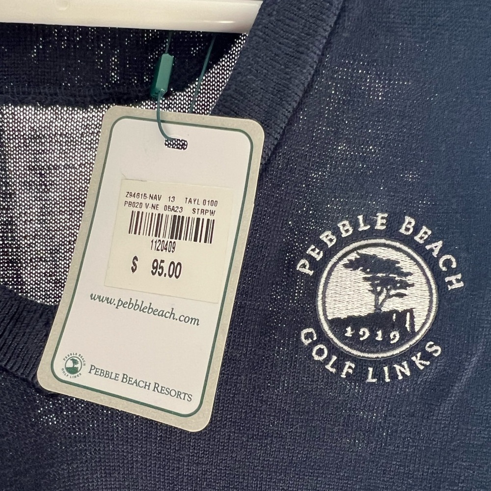 NWT Pebble Beach Golf Sweater - Picture 2 of 6